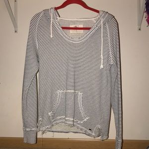 O’Neill Blue and White Womens Hoodie